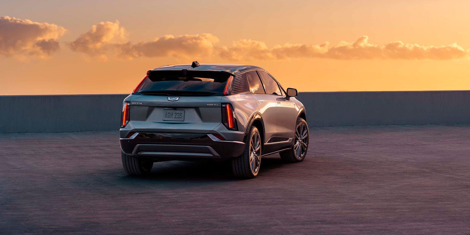 Diseño posterior de la nueva Cadillac Optiq, SUV eléctrica de lujo