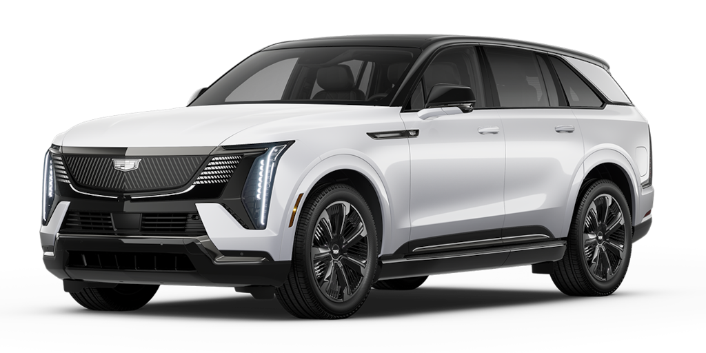 Cadillac Escalade IQ 2026 versión Sport 2 Black Roof color Polar White Tri Metallic